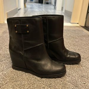 Marc by Marc Jacobs lined wedge boots